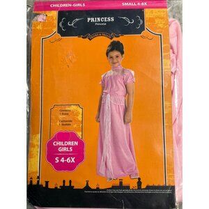 Halloween Costume Girls Size 4-6X Pink Princess Dress Never Worn Fantasy Play